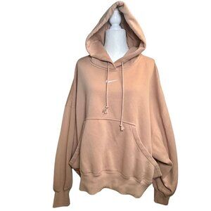 Nike Peach Hoodie Sweatshirt | Size XL